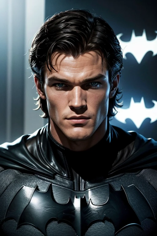 Imaginez à quoi ressemblerait l&#39;acteur pour jouer Batman./Bruce Wayne les années 80, acteur Alan Ritchson