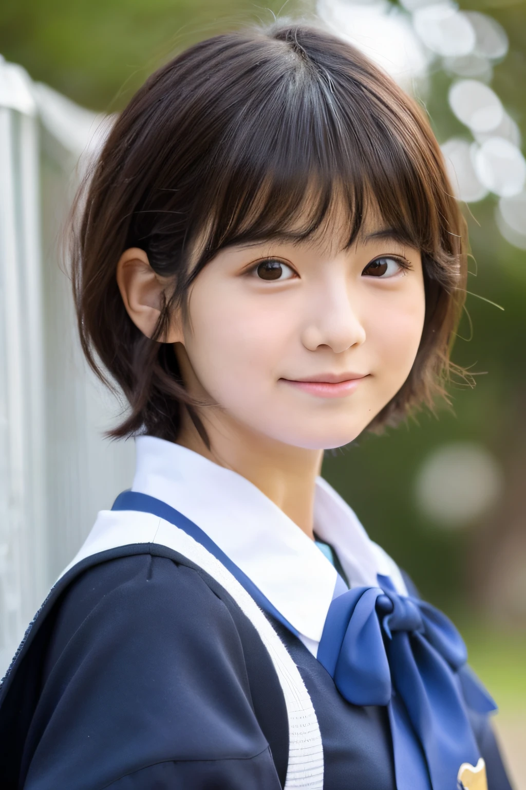 Japan Girl,Cute,nffsw,Short hair,Baby face,highschool,facials