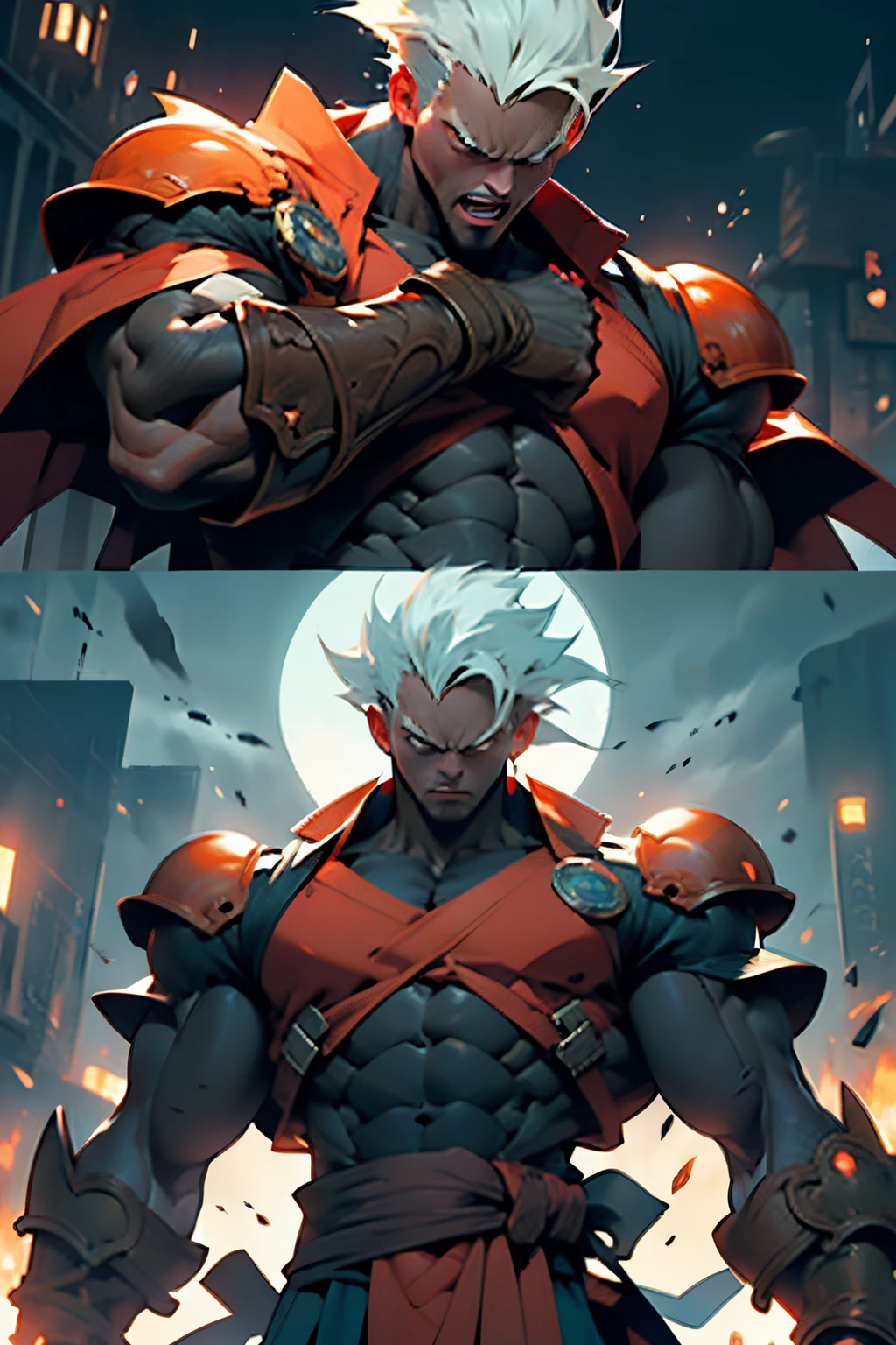 The legendary Castlevania War Battle: Lords of Shadow in a dynamic work. Illustrer le choc des forces surnaturelles, The value of the hero, and the impending darkness enveloping the battlefield. Let the art convey the raw emotions and intricate details of that pivotal moment in the hyper realistic super detailed super detailed game sharp details high resolution, Goku, estilo Toriyama 90s estilo anime