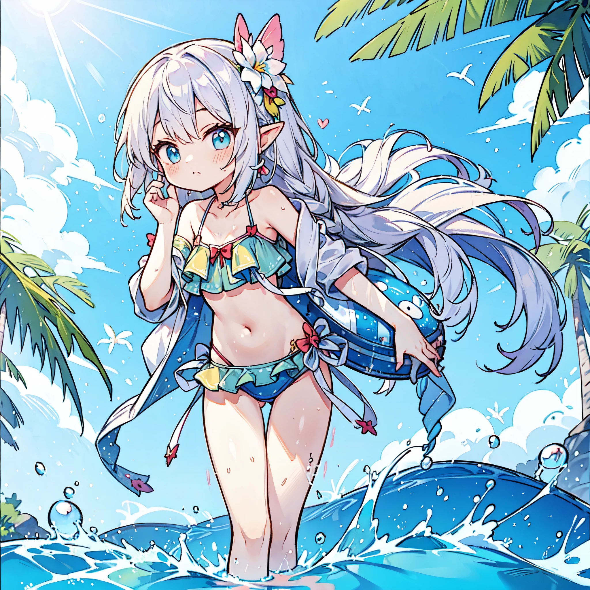 summer fairy, tiny swimsuit, bikini