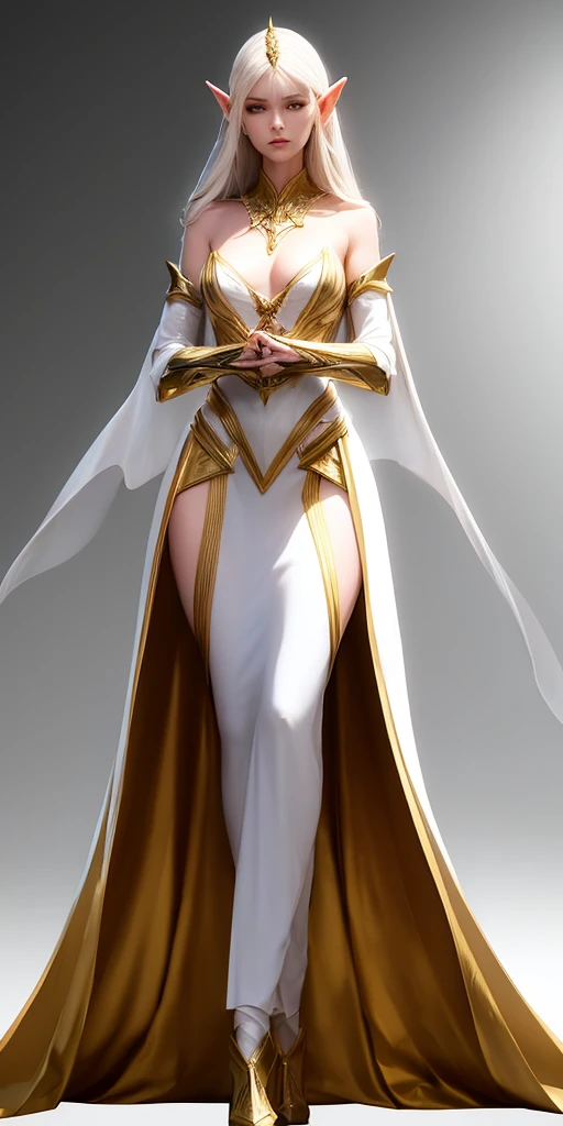 ((masterpiece,best quality,8k,highres)),((character concept art)), 1 female, mature female, retired supermodel, single mother, 175 cm height, (long white hair), white hair, (white skin colour), ultra finely detailed eyes, extraordinary gorgeous, seductive, flirty, lustful, perfect body build ((slim curvaceous)), ((intricate detail)), super finely detailed hands, ultra finely detailed fingers(((ten fingers))), witch and white bunny suit, (standing still), (full body showcase), (show full body), (no logos on background), (no logo), ((plain background)), ((plain background)), (((empty background)))