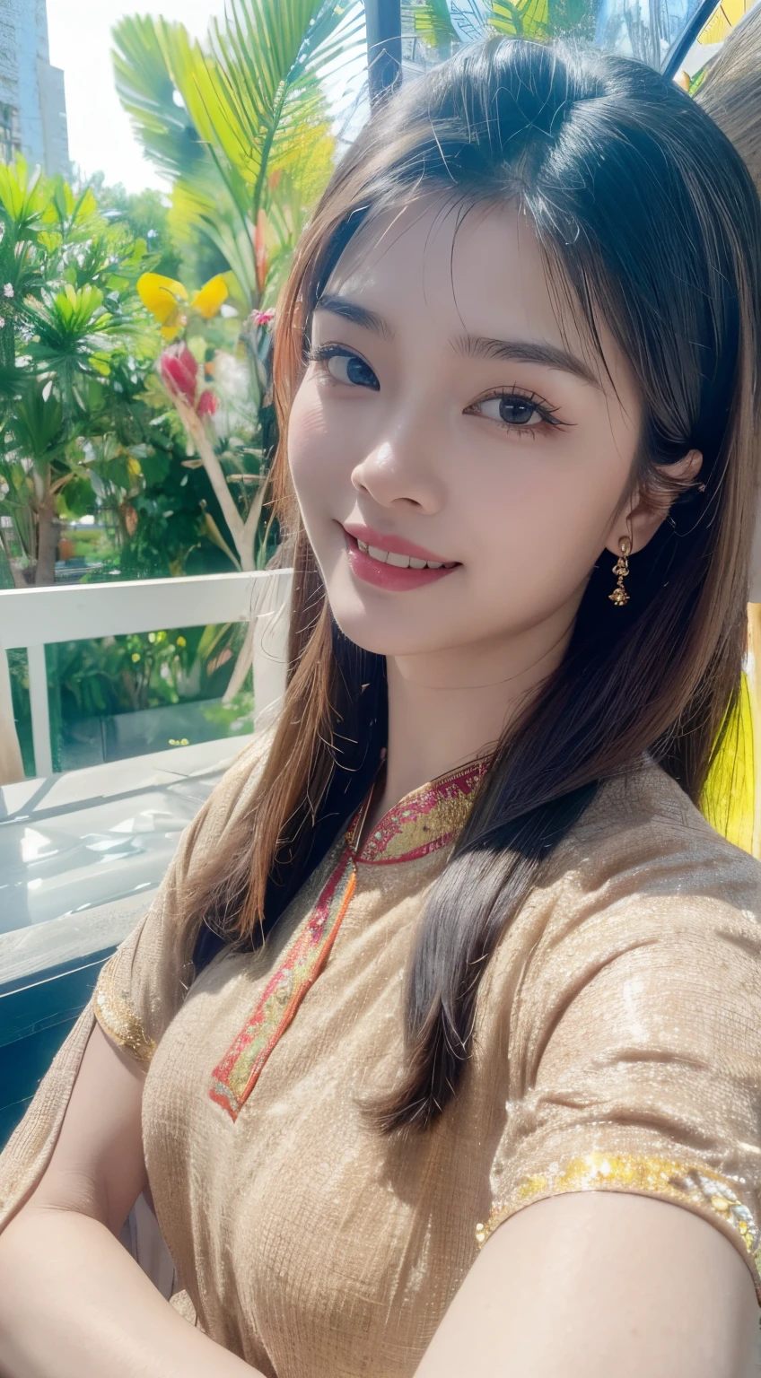 (photorealistic:1.40, 8K, RAW photo, ultra high res, Best Quality, Masterpiece: 1.2, lowest lux),
Susan, full-body, clothed,
big wavy long hairstyle,
natural detailed eyes:1.1,
natural detailed lips,
Natural Makeup, (Susan is wearing vietnam women dress aodai),
Seductive smile facing the camera, Highly detailed face and skin texture, Vivid colors, Sharp focus