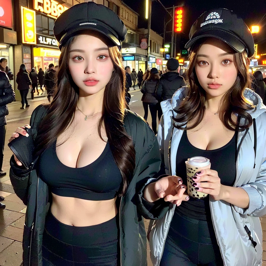 8k resolution, Asian boy and girls, smooth, realistic, glossy skin, high quality, high display, blurred background