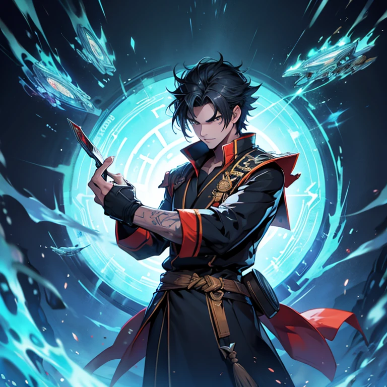 One guy,Spell effects,gaming character
