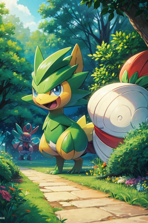 pokemon like criature type vegetal