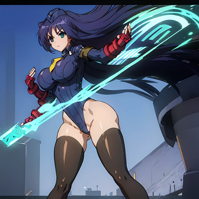 ultra-detailed, Explicit, Beautiful body, Beautiful Nose, Beautiful character design, perfect eyes, perfect face, ultra highres, 4K, beautiful legs, perfect legs, Nice hands, Perfect hand, Masterpiece, Best Quality, Highly detailed, illustration, absurdres, street fighter, doll suit, shadaloo doll, dollsuit, girls, multiple girls, expressionless, blank eyes, looking at viewer, red gloves, emotionless, black latex, corrution, mind control, female combatant, full body, hypnotized, unhappy trance, full body suit, ribbed bodysuit, both arms at side, stand up straight, obey, perfect female body, extremely glossy latex, hypnosis, hypnoLora, empty eyes, Mind control device, poses, submissive_pose, Slave, hat, necktie, stand up straight, standing, standing at attention, belt, latex, ribbed bodysuit, wide hip, thicc, a curvy body, garter belt, fighting stance, Asama Tomo, ,purple eyes, heterochromia, long hair, green eyes, black hair, large breast