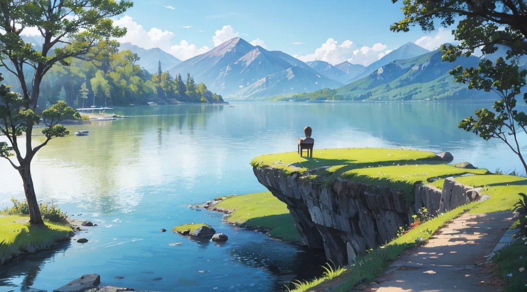 calming scenery