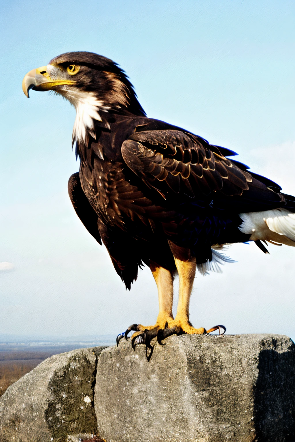 Nuclear radiation mutated eagle