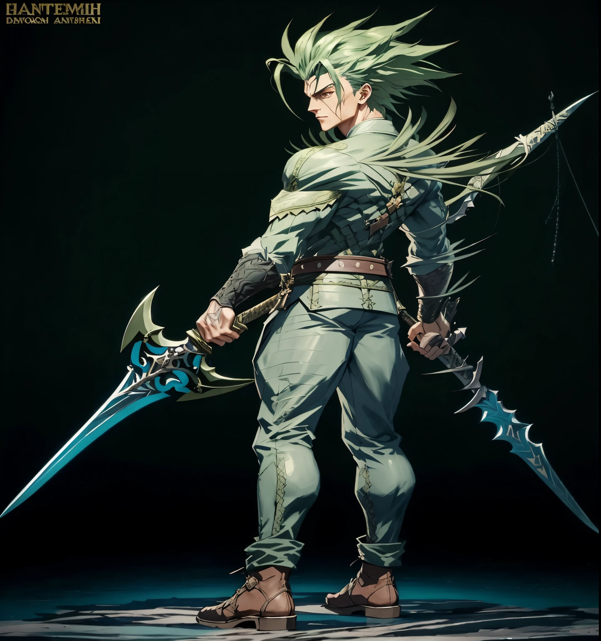 a close up of a person holding a sword and a sword, detailed full body concept, handsome guy in demon slayer art, anime character; full body art, best anime character design, detailed anime character art, detailed full body concept art, beautiful full body concept art, ( ( character concept art ) ), full body concept, interesting character design, amazing 8k character concept art