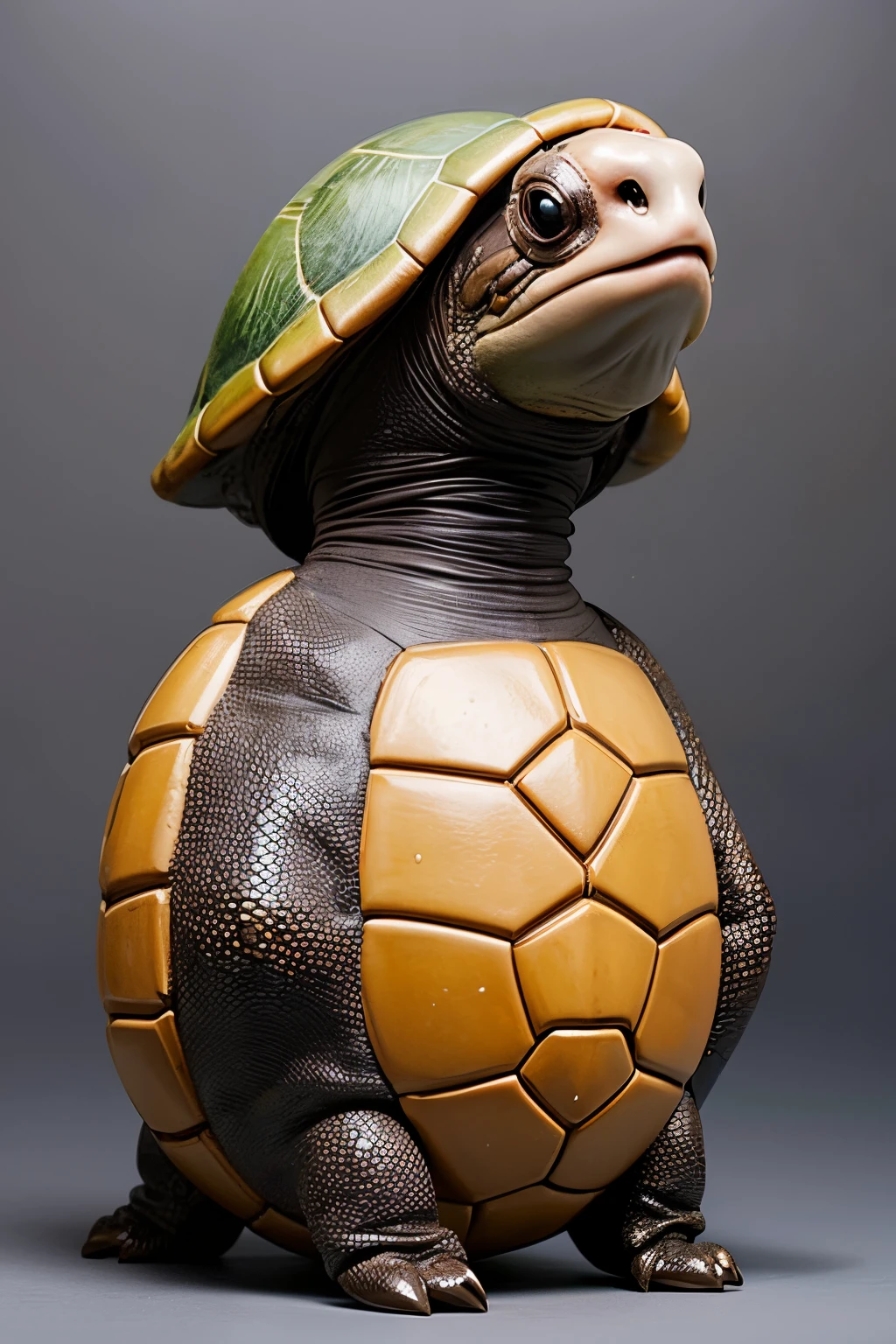 score_9, score_8_up, score_7_up, (clear simple background, white background, papyrus background),
((turtle:1.3)), _young, anthro, solo, female, (full_body, portrait, focus), beautiful, (Dressed)
