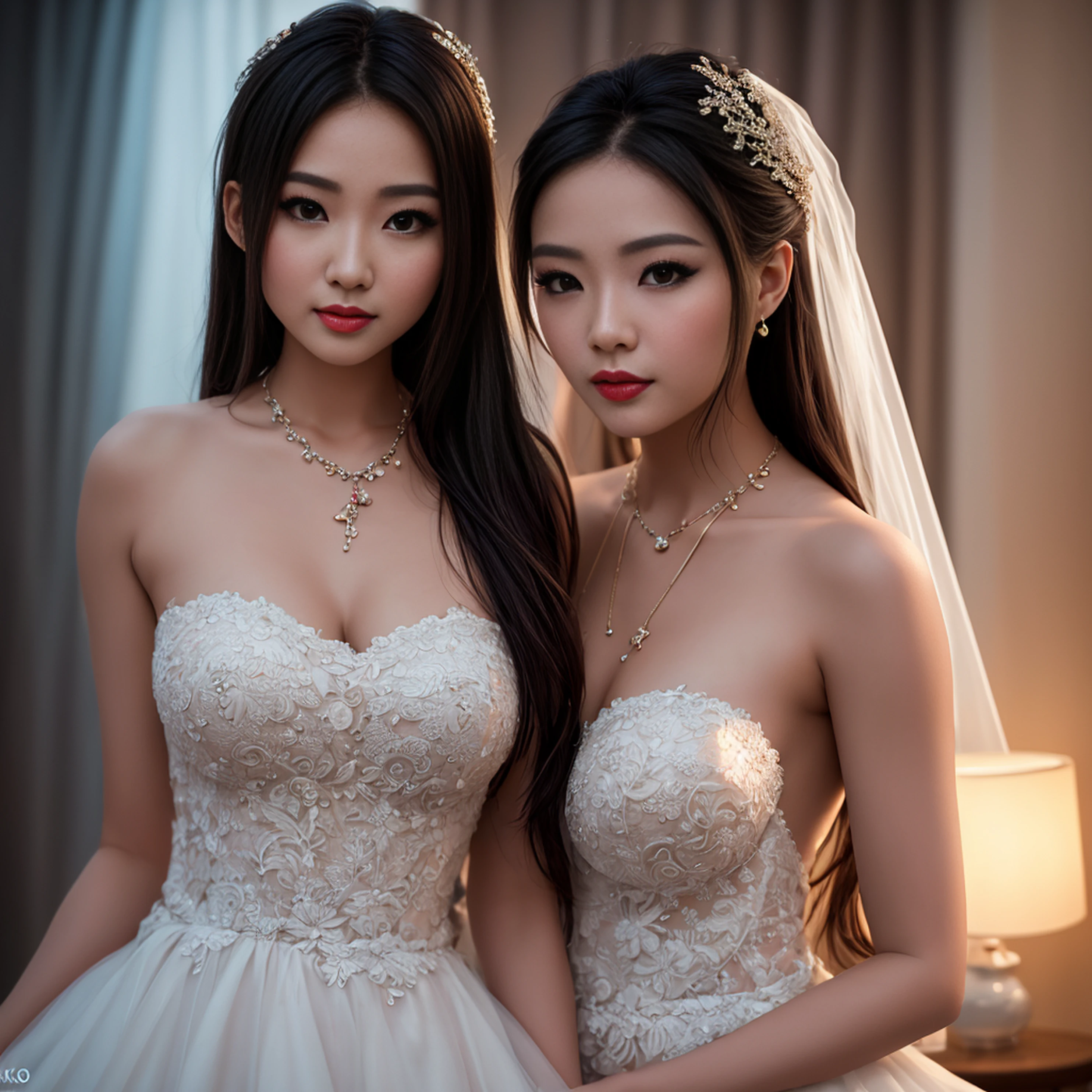 best quality, masterpiece, highres, 1girl,china wedding  dress,hair ornament,necklace, jewelry,Beautiful face,upon_body, tyndall effect,photorealistic, dark studio, rim lighting, two tone lighting,(high detailed skin:1.2), 8k uhd, dslr, soft lighting, high quality, volumetric lighting, candid, Photograph, high resolution, 4k, 8k, Bokeh