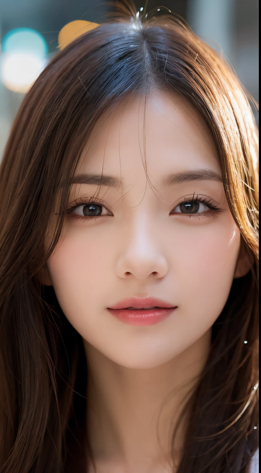 masutepiece, Best Quality, Illustration, Ultra-detailed, finely detail, hight resolution, 8K Wallpaper, Perfect dynamic composition, Beautiful detailed eyes , Hotel(Bet), Sexy face,Face feeling ecstasy,Face at the peak of sexual arousal,excited face from ,Blur the background,beautifull detailed face,Slender face,gal make,Cute,sexy pose,Close your eyes、look up
