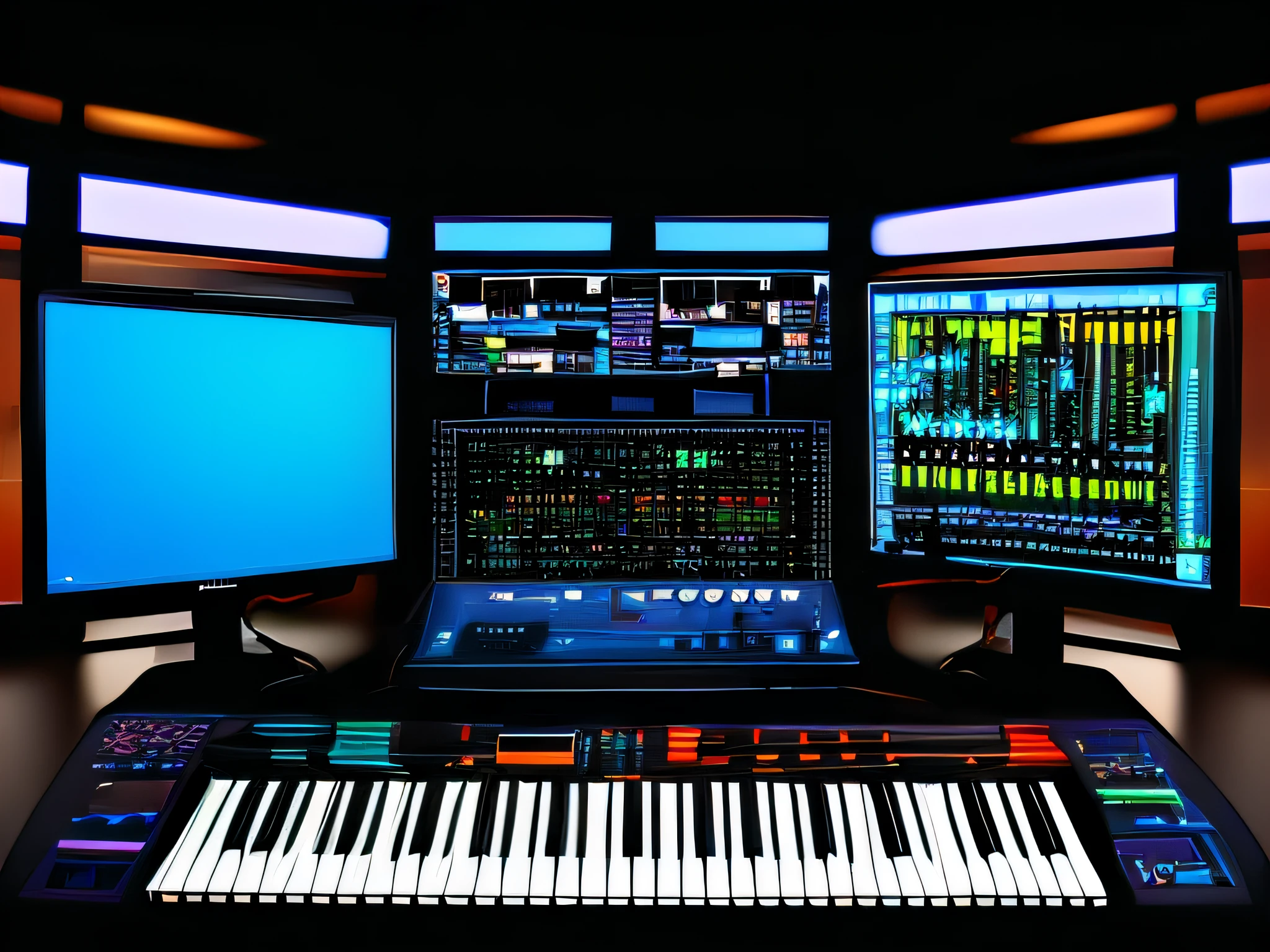 edm computer background