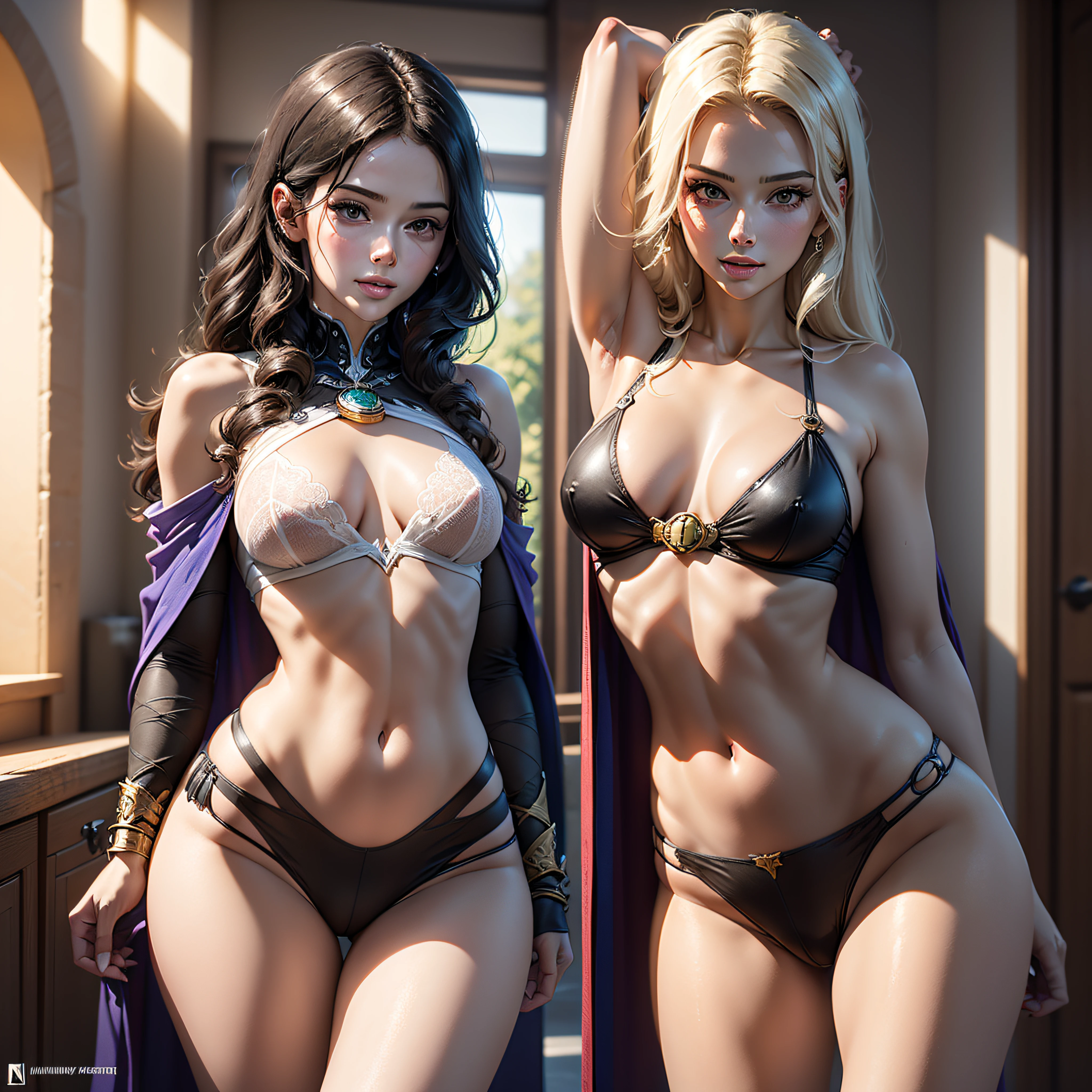 Henry_Cavill as Geralt_de_Rivia The_Witcher Amulet Wolf Yennefer_as_Anya-Chalotra Witch outfits Cirilla-Fiona_as_Freya-Allan agesuit Magic-Missiles Urban deep path equirectangular Kingdom Portal Fringilla Tissaia Triss Francesca Van_Gogh Masterpiece ultra UnrealEngine5 Cinematic_Lighting meticulously intricate ultra_high-details ultra_high-def ultra_high-res ultra_Photo-realistic ultra_high-quality ultra_sharpness focus accurate max perfection reflex extreme improved Octane-rendered opengl-shaders glsl-shader UHD XT3 DSLR HDR romm rgb pbr ombre analogique color-coded shading 3DCG fxaa global illumination cgi vfx sfx fkaa txaa rtx ssao post-processing post-production cell-shading augmented tone-mapping sundrop contre-jours optimal sunLight luminescence volumetric lightning contrast "Heavy Metal" theater Will-o'-the-wisp Divine gold God dazzling Cosplay Fancy Vivid Yellow Admiral Symmetrical ((muscular King Athletic extatique Tamned Skin gorgeous sensual Effects Cheekbones Embarrassed redderer eye-liner saphirs saturate ultra_beautiful_eyes dark black pupils brown iris lazulis turquoise mouth open tongue teeth obvious smile howling Floating Jacket Eccentric Cape onyx Shoulders-Off Shirt Lace Clavicles White Papillotes embroidered satin red thick leather felt skirt matching ample swinging spinel navel waist reveal belt-chastity heart diamond padlock silver agate bristles scarlet pubis-hairy indigo silk snap garters thighs legs boots)) 🎈🍦🍹❤(😘👩🎀👗⚜👒👡💅)🎪🎢🎡🎠 nickel fleuraison bees tin incandescentes CGSCOSITY chef-d' tattoo Cristallines hearth rubis invoque monster bee blast flash blow glow plasma opale straight heavy chrome flat lava bands Tourmaline floraison beholder strange population Earth mirror handcuff glass transparent graduated reflection Bruce_Weber sex "luis Royo" naked nsfw varied multi etc. --v 5.2 --s 1000 --c 20 --q 20