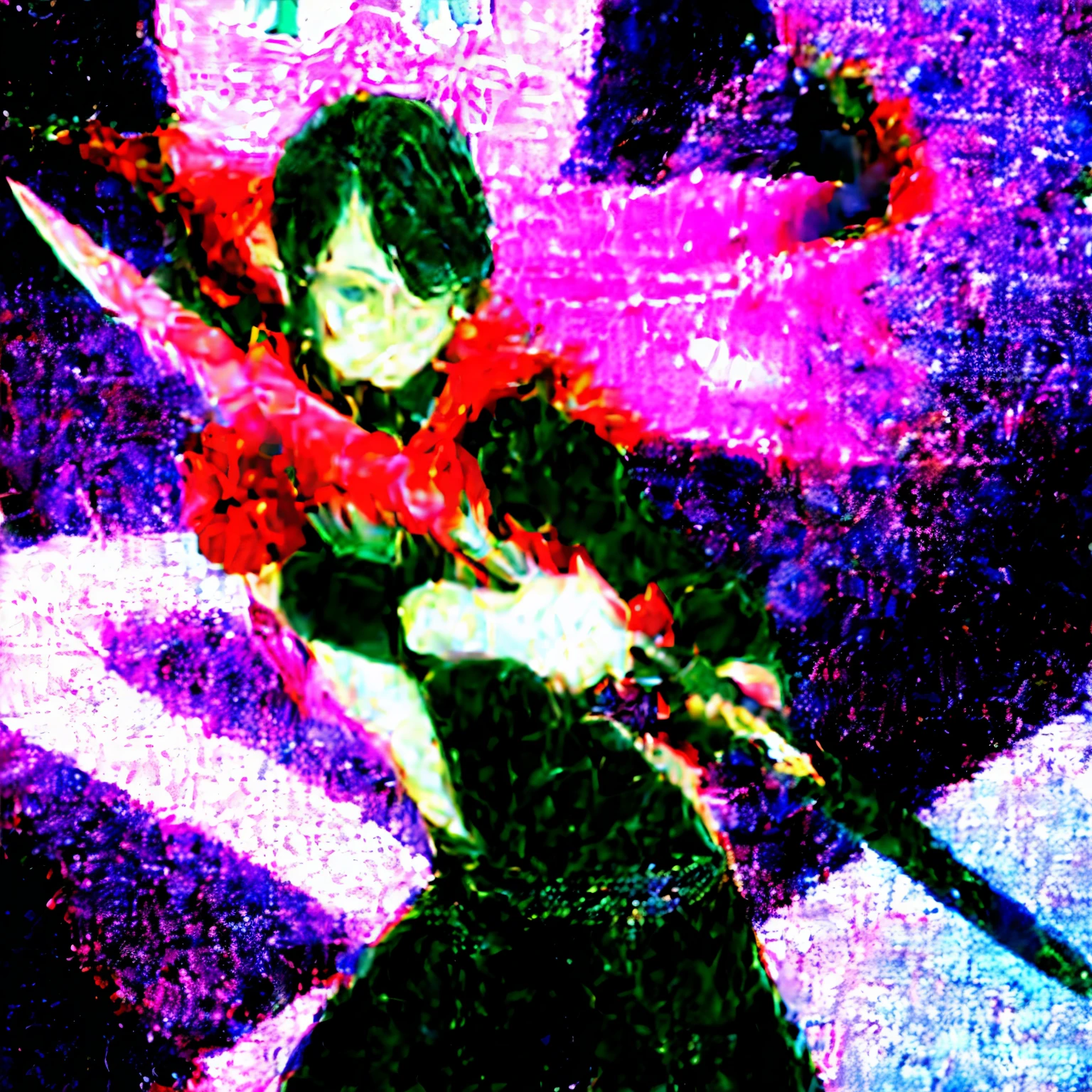 Male devil with long knife