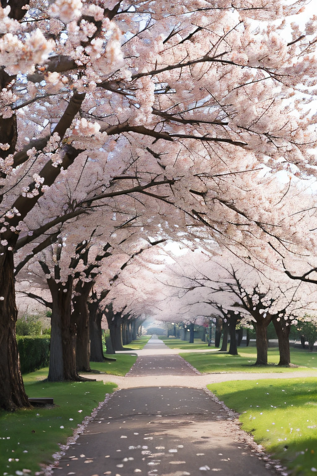Suddenly, like a spring breeze overnight, thousands of trees and pear blossoms