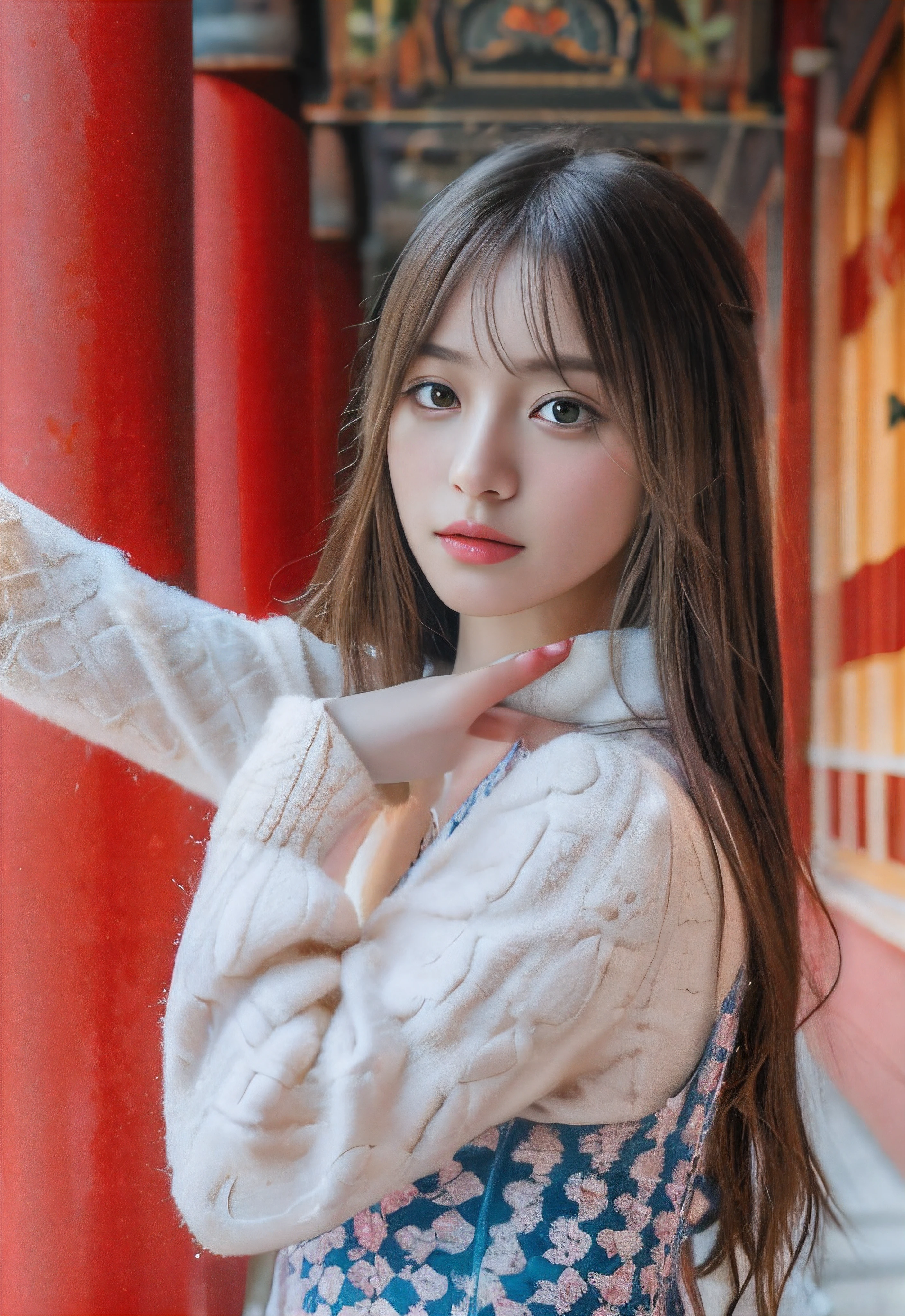 フォトリアリスティック,a true,,Artistic photos,Sony FE , 8K, Best quality at best, high high quality, high detal, ctextured skin