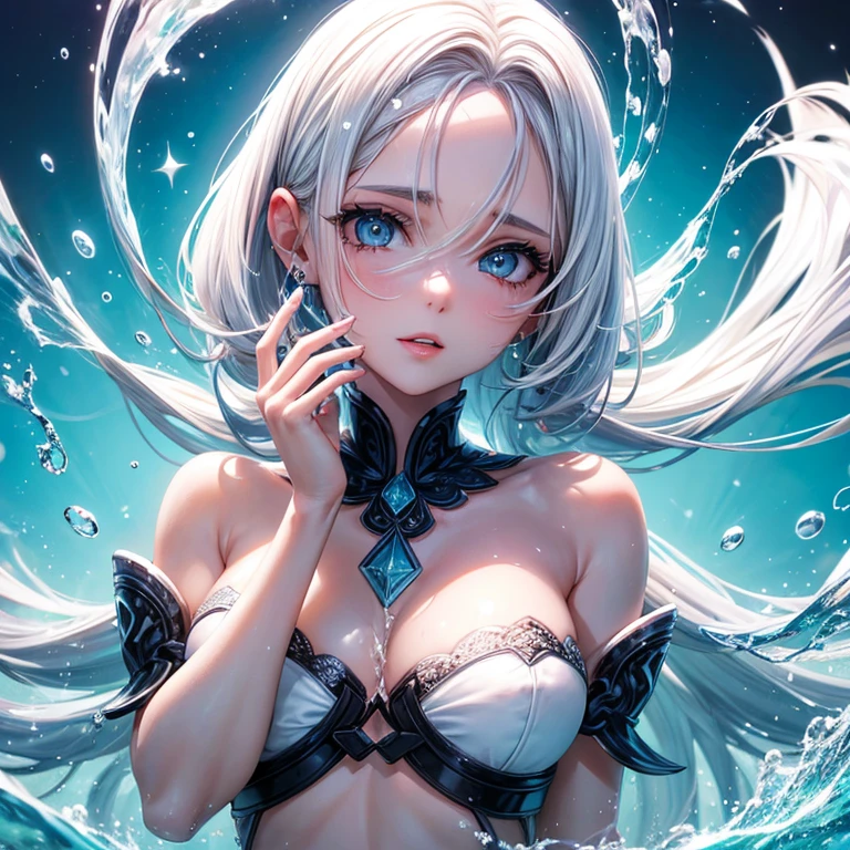 Color (Fantasy: 1.2), (Hayao Miyazaki style), (modern building submerged in the sea), patchwork cottages, flower decorations, lights, concept art inspired by Andreas Rocha, Artstation contest winner, Fantasy art, (underwater city), 1 girl, large breasts, (nude), (completely nude:1.1), (multicolored eyes), (heterochromia), (messy hair), (sapphire hair:1.3), (long ponytail), (hair over one eye), (wavy hair:1.1), ross tran, light shafts, realistic lighting, masterpiece, high quality, beautiful graphics, high detail, masterpiece, high quality, beautiful graphics, high detail, --v6