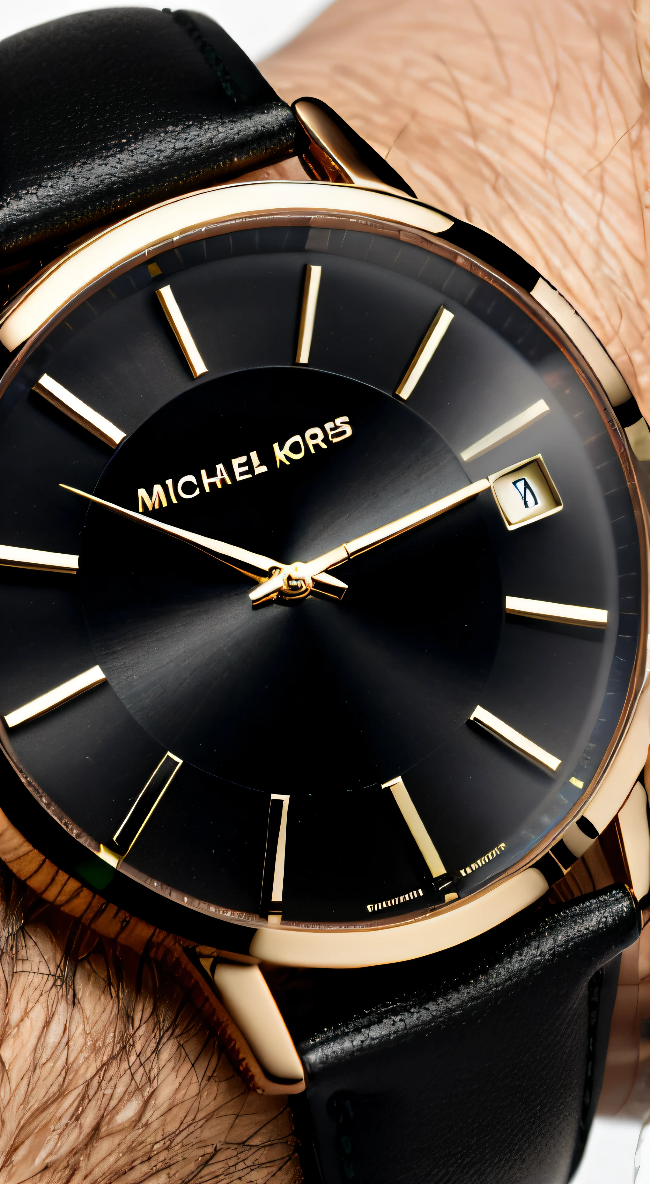 Michael Kors - Reloj de cuarzo Slim Runway de acero inoxidable para hombre