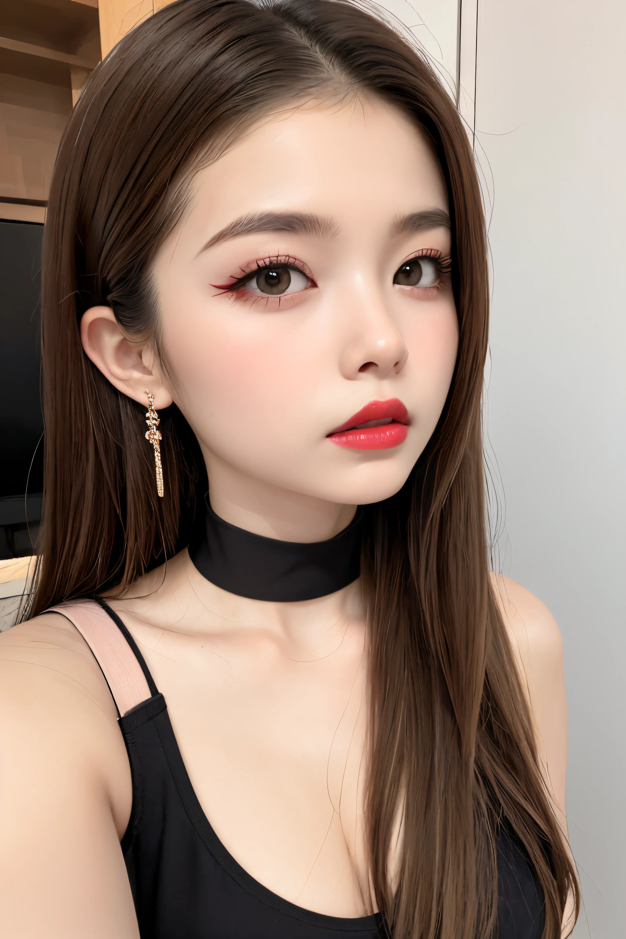 Focus on people。Create and express the best shining composition of the person in a realistic way。((masterpiece))、(((top-quality)))、((ultra-detailliert))、(A hyper-realistic)、(highly detailed CGillustration)、(extremely delicate and beautiful)、Masterpiece girl、top-quality、Realistic skin feeling、Realistic fabric、We will introduce a realist illustration focusing on the center front of girls with realistic and ultra-detailed eyes.。This is the absolute rule, and the following sentence expresses the image quality。 The greatest painter in human history meets an unparalleled beauty、Inuhi is the greatest masterpiece in the history of strawberries, It depicts the most beautiful figure of a lifetime.。 Create stunning anime artwork that is currently trending on seaStation、Introducing exquisite beauty and seductive aesthetics。off shoulders、White string panties
