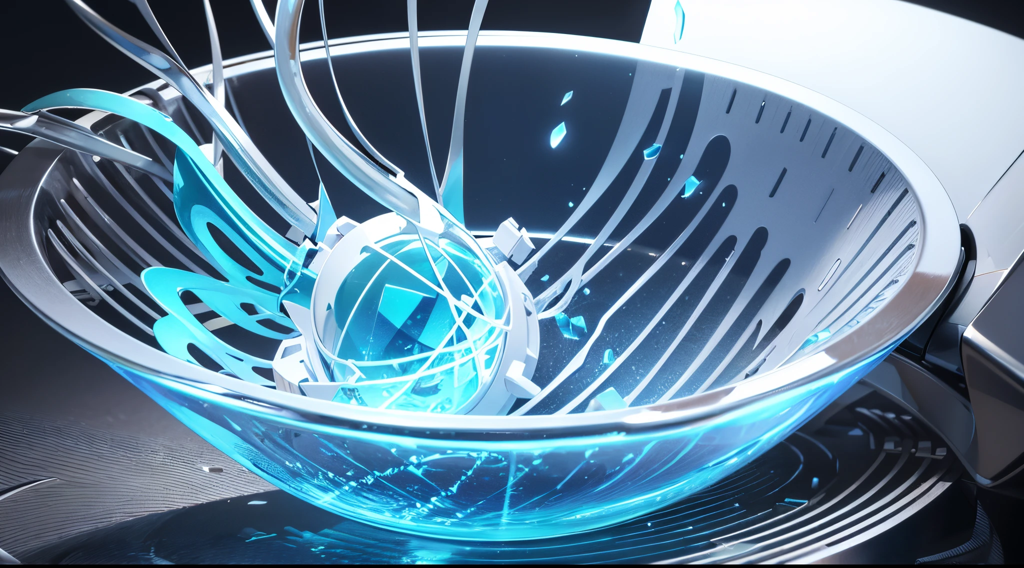 Engaging 3D visualization featuring stunning graphs、glinting