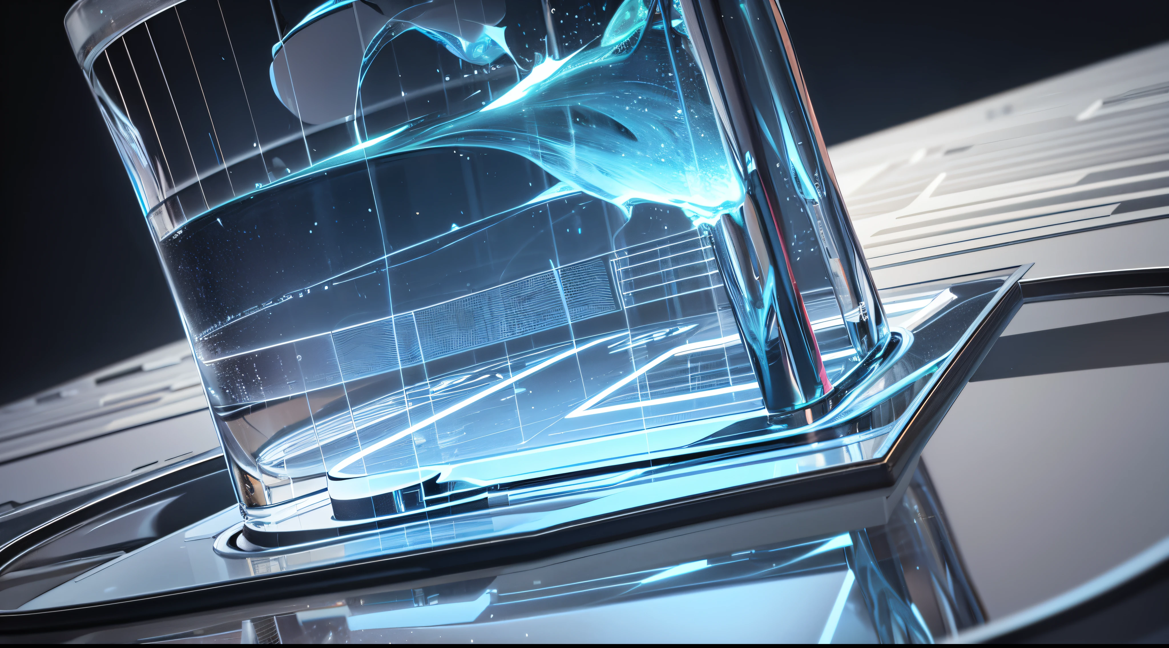 Engaging 3D visualization featuring stunning graphs、glinting