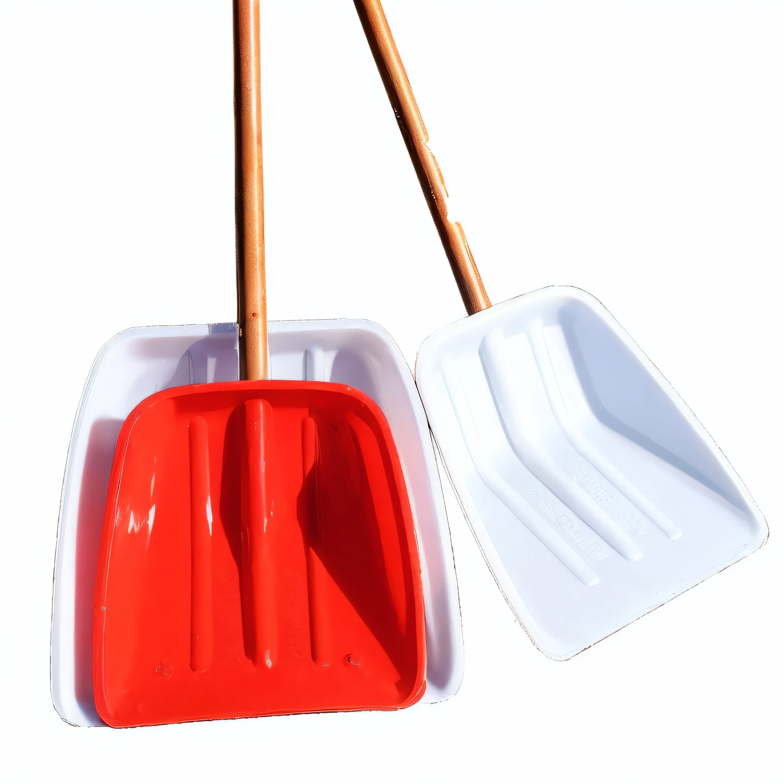 There is a red and white shovel and a white plastic box, big shovel, white red, red only, 💣 💥, product photograph, white plastic, 85mm, 85mm, 8 5 mm, product-view, product image, product introduction photos, 90mm, 9 0 mm, Wang Chen, product introduction photos
