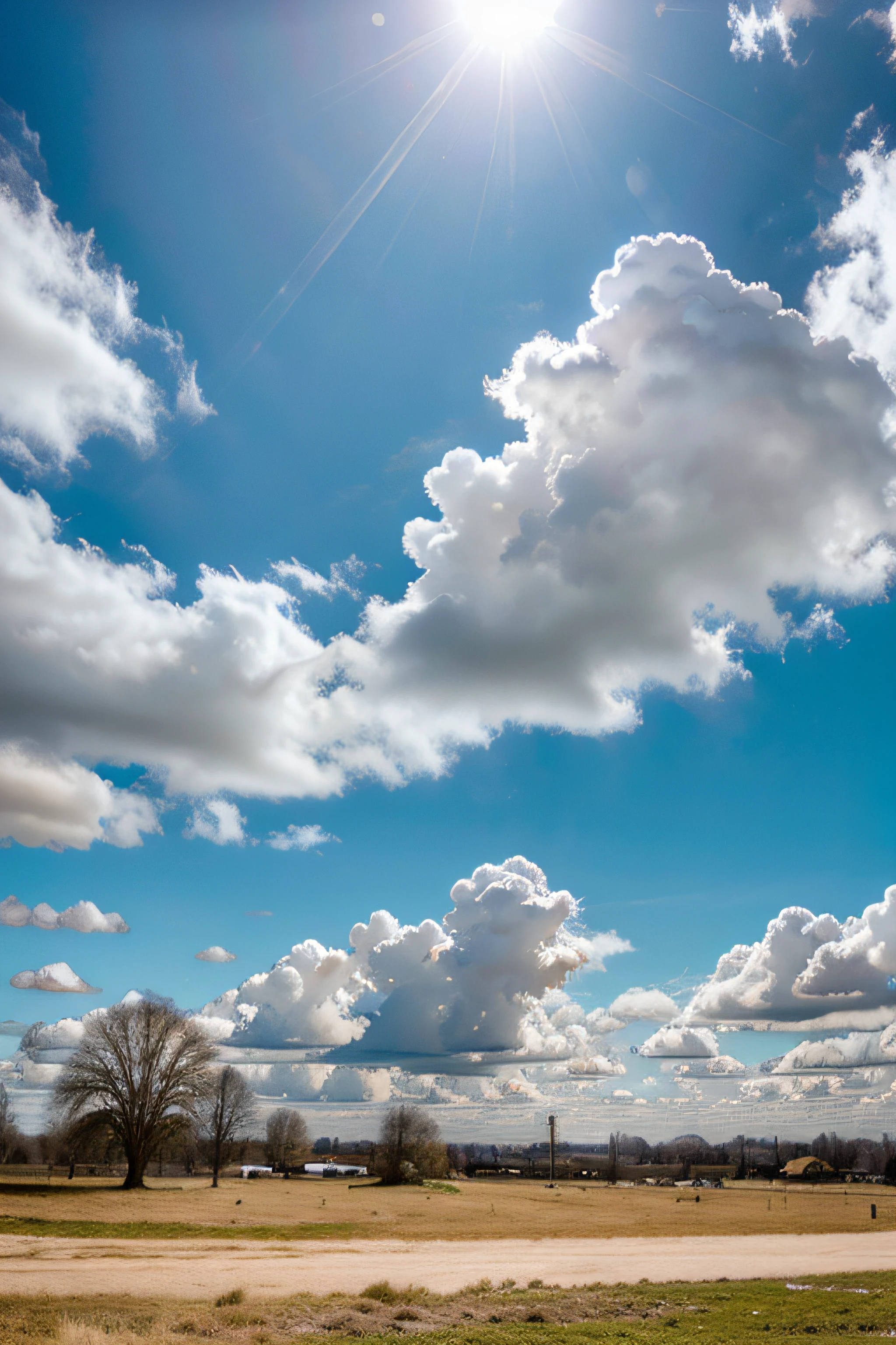 winter clouds, lumpy clouds, Background with, exteriors, Nature, daytime, Landscape, sky blue sunlight