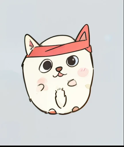 cute animal, head band, no background, vector art
