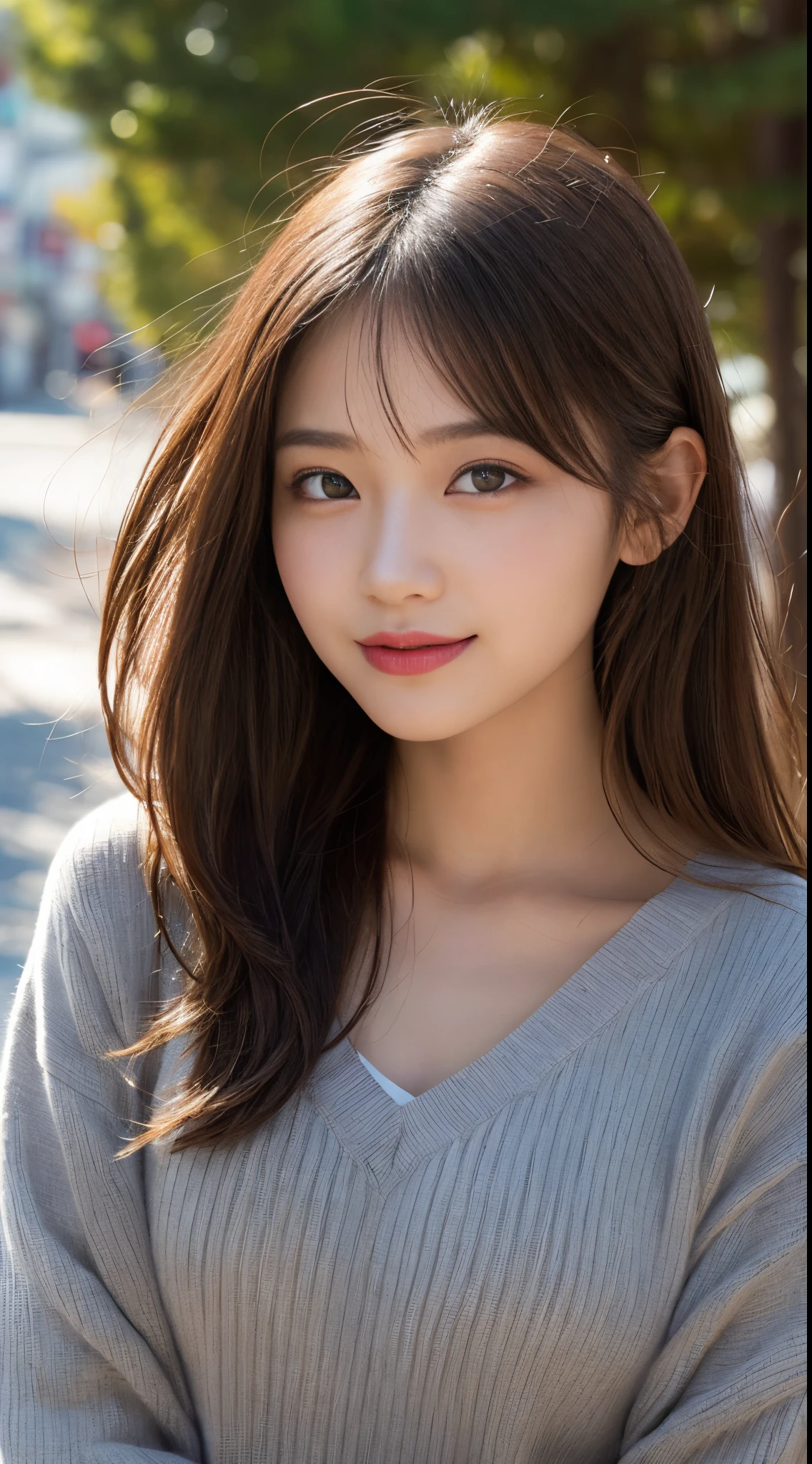 real looking skin,finely detail, hight resolution, hightquality、Perfect dynamic composition, Beautiful detailed eyes, Medium Hair, small tits、Natural Color Lip,Kamimehibuya、20 years girl、1 persons、Transparent skin、Glowing hair、masutepiece, Best Quality, Illustration, Ultra-detailed, finely detail, hight resolution, 8K、The correct state of the human body、crouching down、A smile,Hair soaring in the wind,Thick,Winters,kou,Temperature 0°C,(Cheers)、(wining)