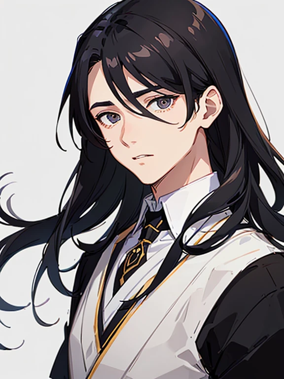 Ultra Detail,Haig Quality,sketch,1boy,matured male,Beautiful face,(Black center parting hair:1.3),Handsome men,Pearl skin,White short sleeved shirt,drooping eyes,japanese high school,Dynamic Angle,Japan Anime,