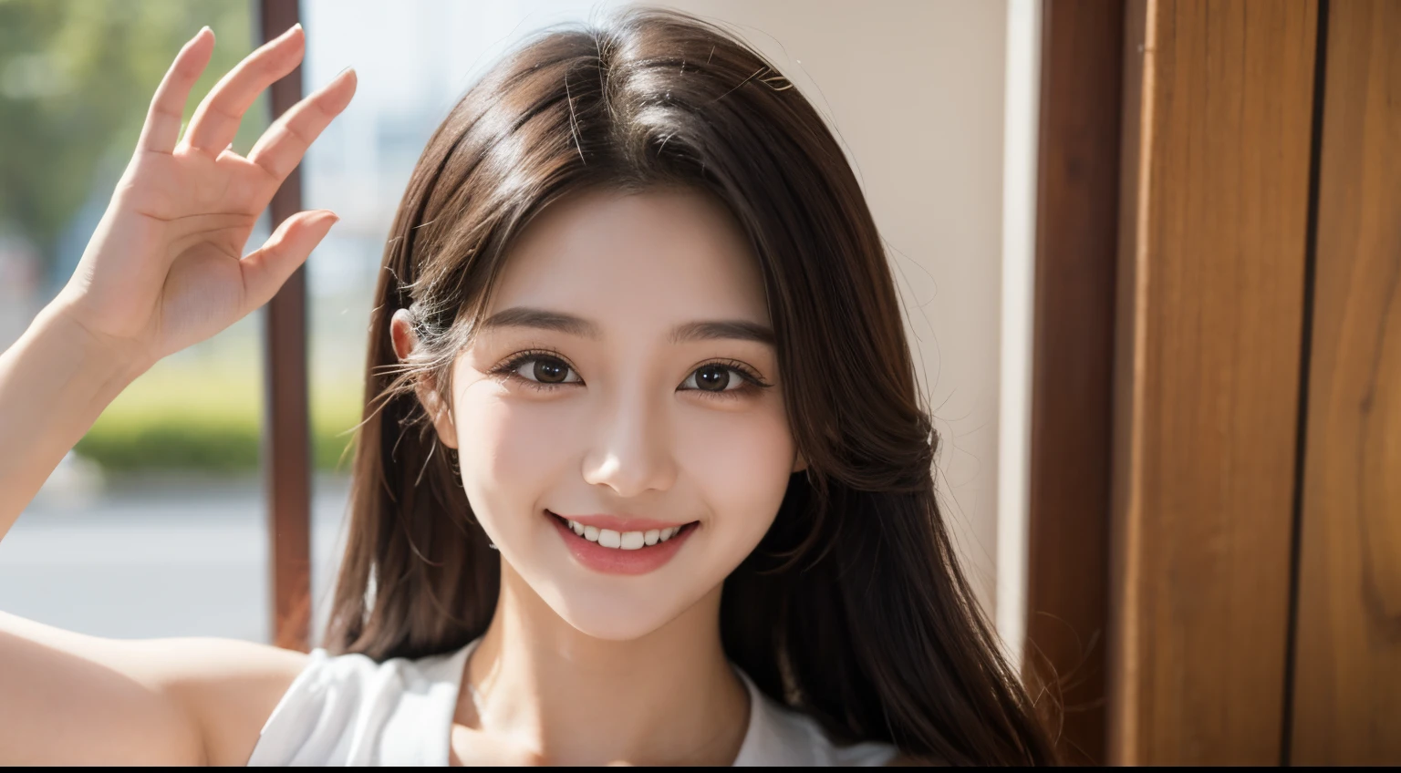 20age,girl with,idol,a smile