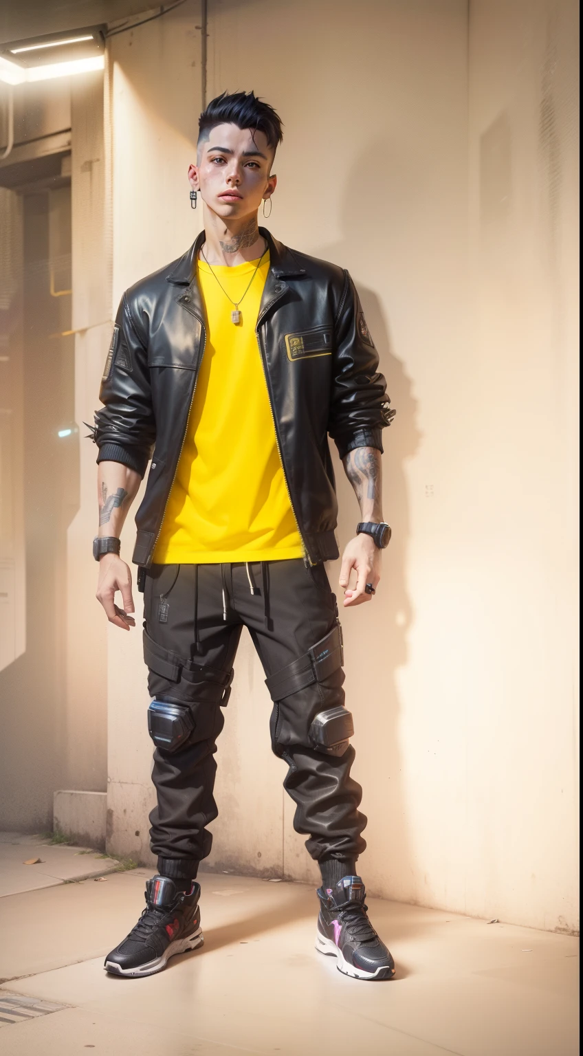 cyberpunk,smartboy,lighting realistic background,8k,v4,black shoes
