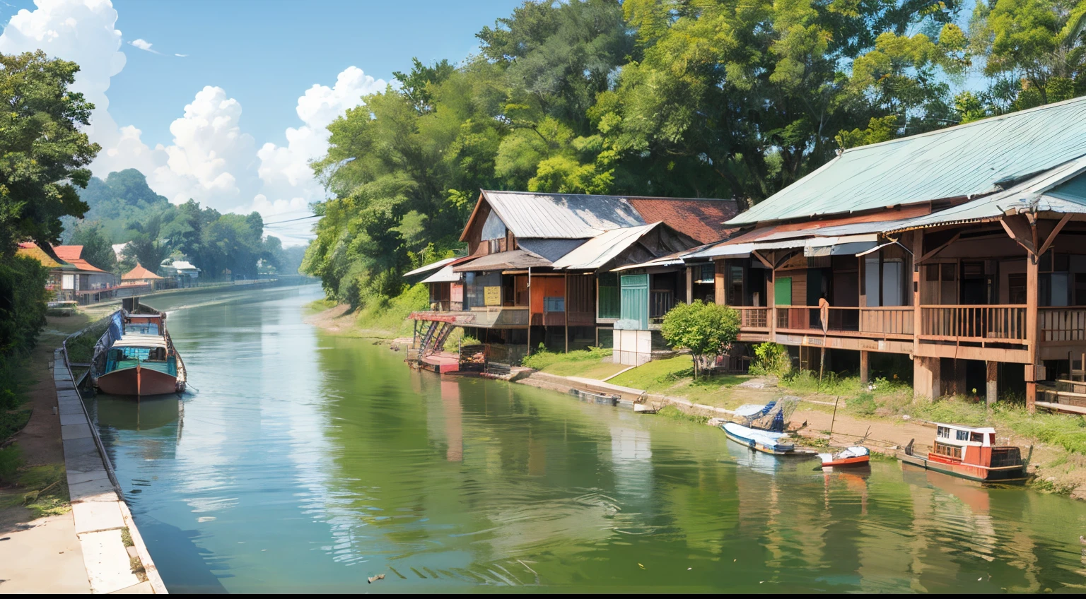 Chanthaburi riverside community An ancient community along the Chanthaburi River, Chanthaboon Waterfront