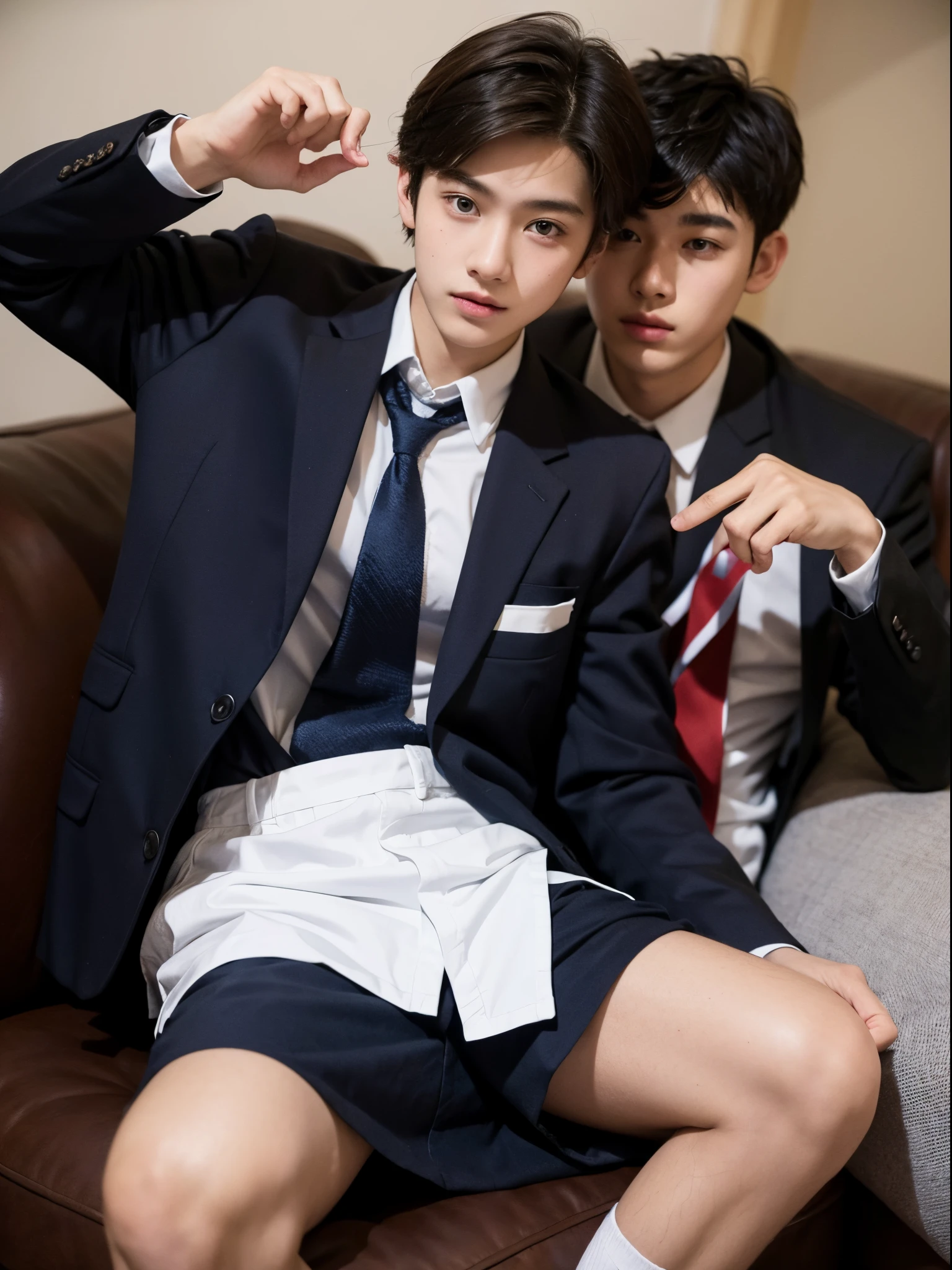 boy, 17 y.o, handsome, high school uniform