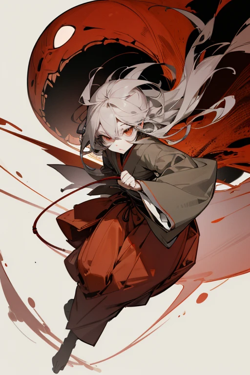 (Line drawing drawing style illustration), (full body), (rough sketch), ((Maine is a monster)), (eerie), (Outline warm color), (Japanese painting), Dark atmosphere, horror factor, personification of junk, Japanese style tool, Mysterious Variants, spooky look, doll-like face, crazy face, looks like a person, ((masterpiece)), ((high resolution)), ((super delicate)), (Distinctive hair style), (Creative accessories), (individualistic atmosphere), eerie worldview, Japanese Monsters