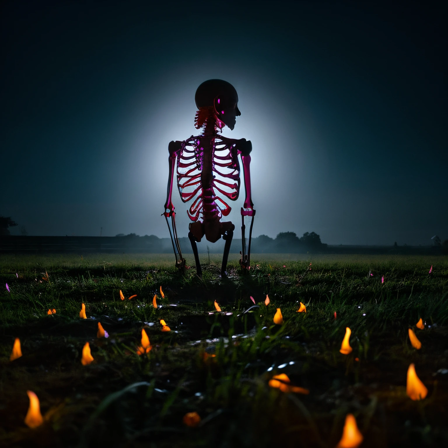 Skeleton , darkness,junggle