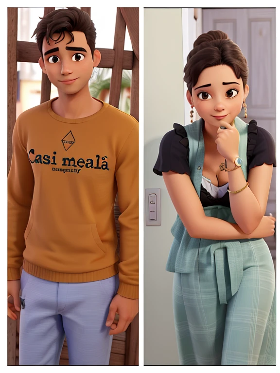 casal em um jantar