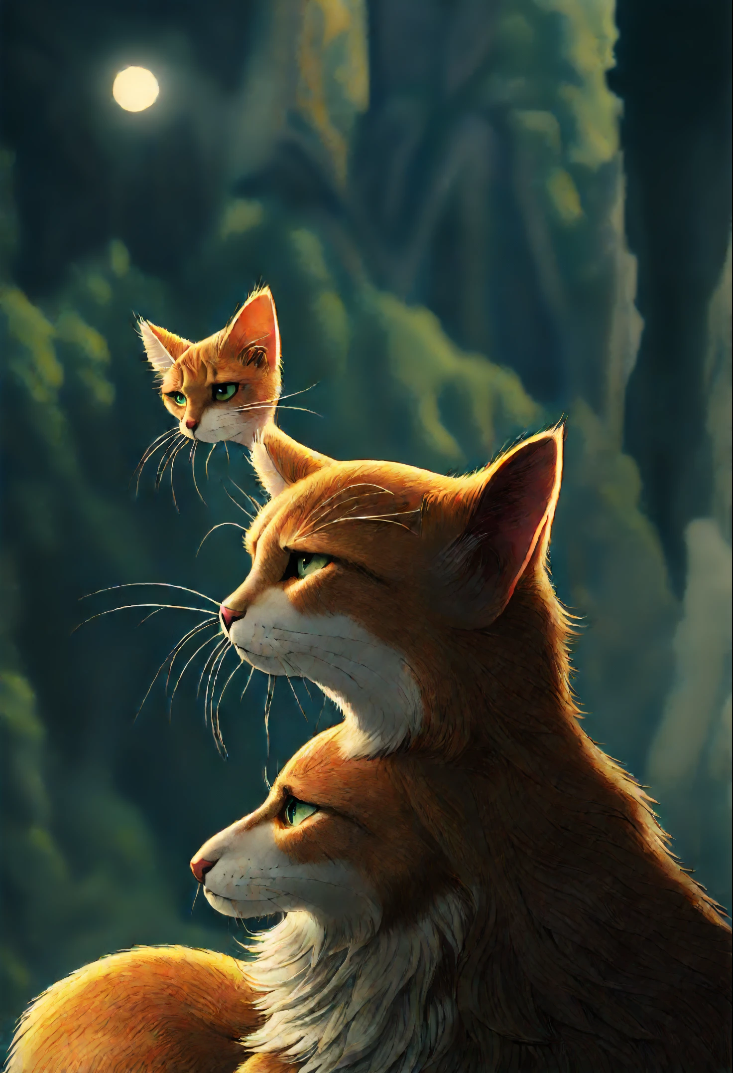 a detailed flerken, from marvel comics, orange cat, epic scene, (cinematic:1.2), dynamica angle, masterpiece, best quality