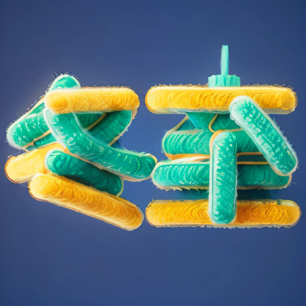 felt style, cute, wool material, yarn, light, and clean background, C4D, 3D rendering