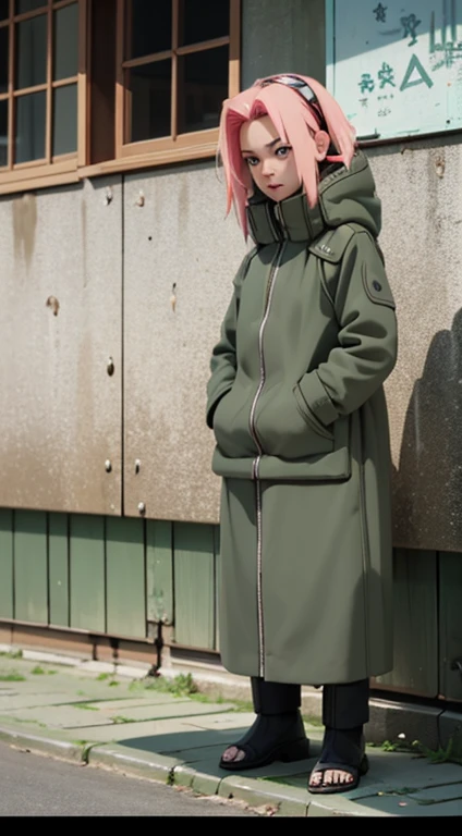 (((akatsuki outfit,Xiao clothing, ninja, black cloak,black coat, (((heavy,the woman \(naruto\),the woman, blue hair, Orange pupils, short hair, hair ornament, flower, hair flower, ))),(((wide hips))),S-shaped body:1.7))),((masterpiece)),high resolution, ((Best quality at best)),masterpiece,quality,Best quality,((( Exquisite facial features,looking at the audience,There is light in the eyes,shy,blush,pain,endure ))),(((Light and shadow interlace,super gigantic ,cleavage))),(((looking into camera,white paper airplane,white paper,Hands hidden in sleeves)))photorealistic, masterpiece, photorealistic, high resolution, soft light, hips up, amber eyes, blue hair, short hair, Byakugou Seal, Intricate details EABA, cloaks, Ninja, Konan, medium breasts, Konoha forest