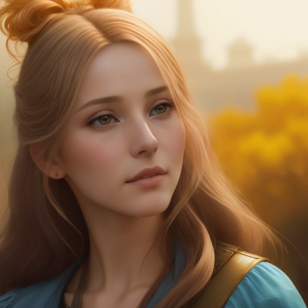 真实感, a painting, Fantastic tale, Christmas style, John Tolkien style, Small painting by Jean-Baptiste Monge, ,There is a woman with long hair and wearing a pink shirt., karolina cummings, aleksandra waliszewska, no makeup, no makeup, Wavy Hair, anna nikonova aka newmilky, taken in the early 2020s, 30-year-old french woman, 3 0 years old woman, 30 years old woman, yelena belova, Jean-Baptiste Monge, anthropomorphic --ar 2:3 --testp -optimistic; Straight hair