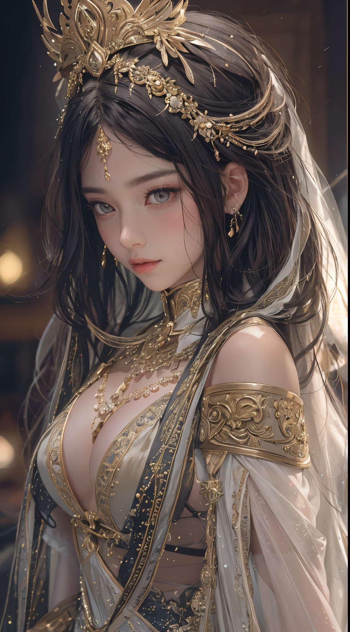 1girls,goddesses,Venus,Delicate and beautiful face,Medium long black hair,flowy,full breast,Convex buttocks,Roman skirt,perfectly proportioned, Detailed clothing details,Temple,arena,wonderland,Cinematic lighting, filmgrain, Fujicolor, light and darkcontrast, 8K, 巨作, Textured skin, Super detail, High detail, High quality, high resolucion,