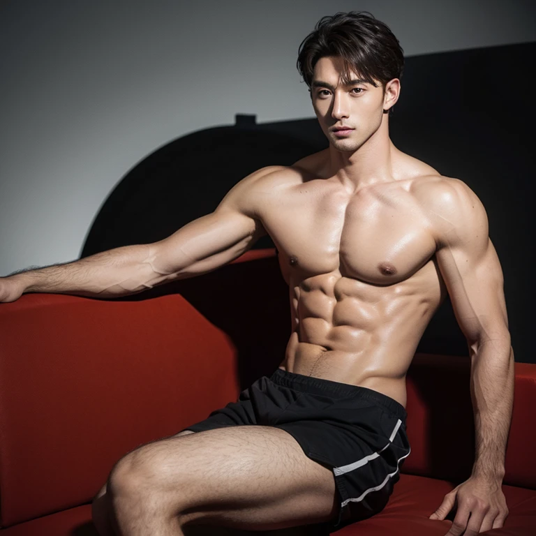 Handsome abs