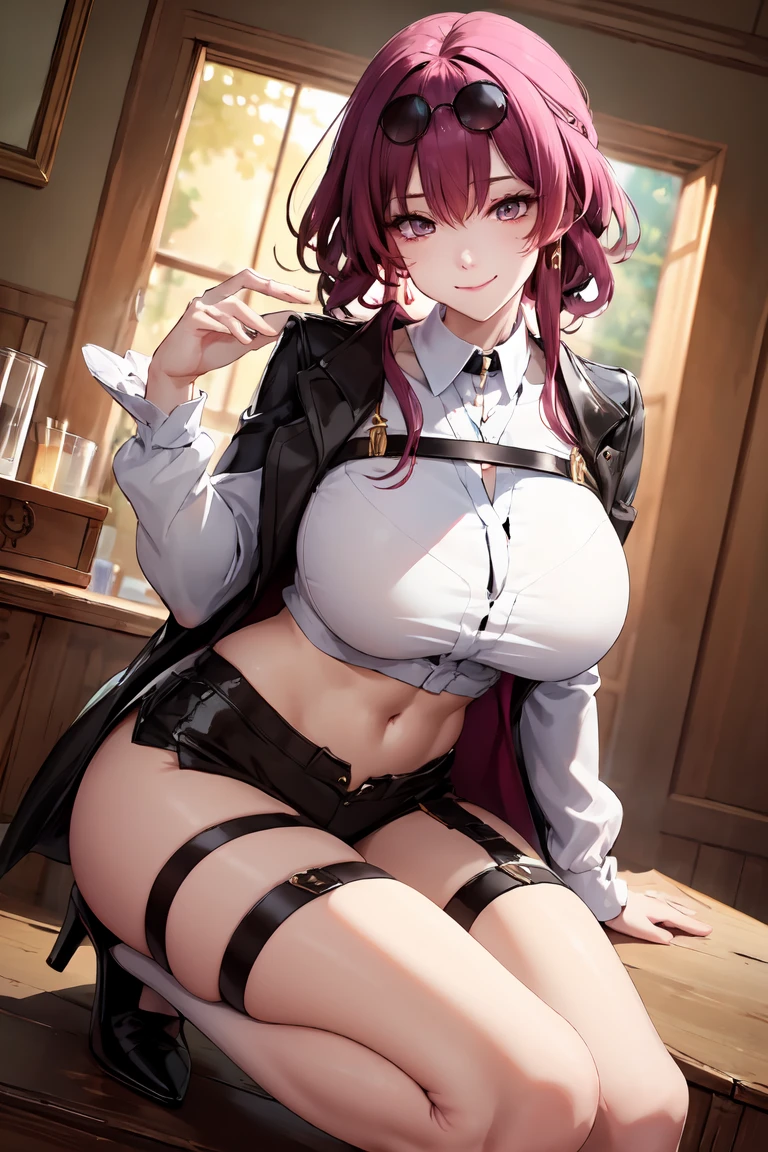 Highest image quality,high high quality,mature,humongous large breast,high-heels,ssmile,比基尼,The kinky is exposed,navel,