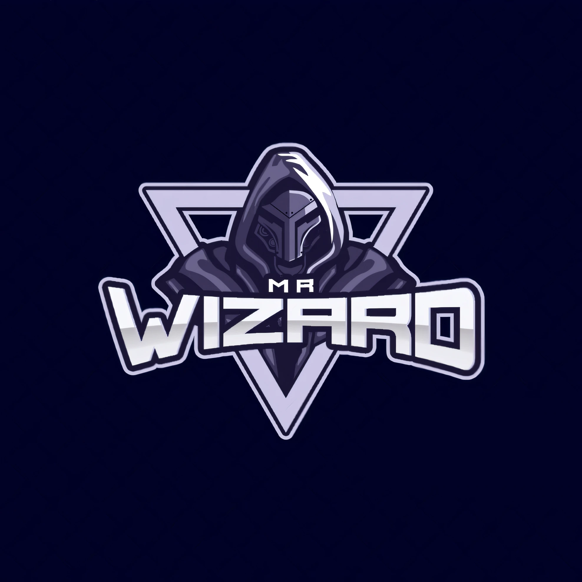 a close up of a logo with a helmet on it, wizard, wizard themed, the wizard, wizard man, esports logo, robot wizard, male wizard, dark wizard, design for magic the gathering, wizard hat cinematic lighting, magic the gathering artstyle, wind wizard, arcane wizard x boba fett, profile image, game logo, magic the gathering art style