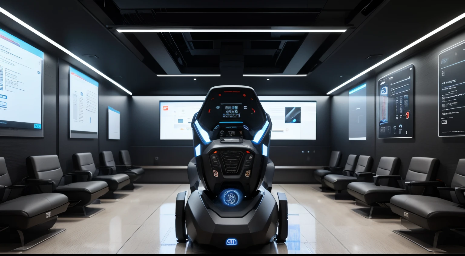 Artificial Intelligence digital concept illustrate of modern internet technology and innovative processes 3D rendering