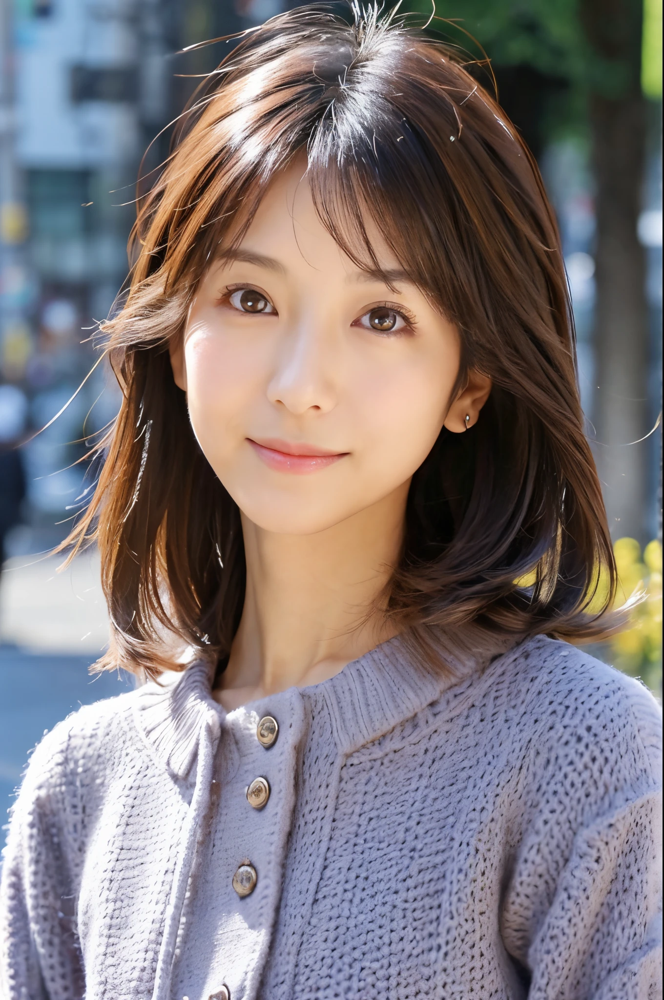 (High reality photograph, high resolusion, detailed face, detailed eyes) Skinny Japanese lady, 30 years old, cute face, various face expression, solo:1, lovely body, skinny figure, various hair style, very thin waist, winter, full-body photo