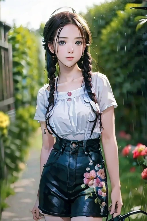 (best quality,8k,highres,masterpiece:1.2),ultra-detailed,realistic,anime,adorable,adolescence 
rural, daytime, rural clothes, flowers, fruit