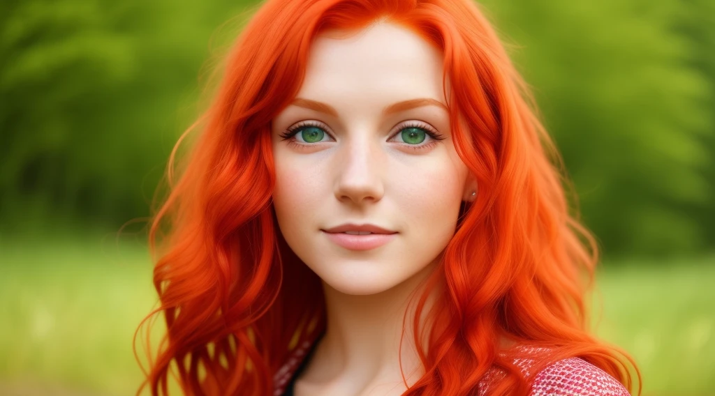 There is a woman in the mountains with red hair and a green shirt, rothaarige Frau, Sommersprossen, redhead girl, Beautiful red-haired woman, eine rothaarige junge Frau, with red hair and green eyes, Soft portrait shot, lockiges rotes Haar, lockiges kupferfarbenes Haar, rothaarige junge frau, photo of a beautiful woman, rotes lockiges Haar, Frau mit roten Haaren, redhead girl